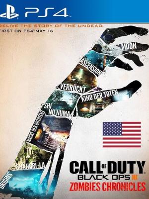 Call of Duty Black Ops III Zombies Chronicles DLC Region USA PS4