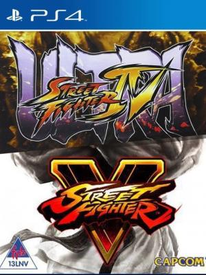 2 JUEGOS EN 1 STREET FIGHTER V MAS ULTRA STREET FIGHTER IV PS4