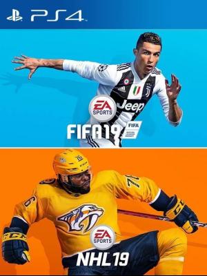 2 JUEGOS EN 1 FIFA 19 y NHL 19 PS4