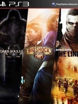 3 JUEGOS EN 1 Spec Ops: The Line Mas DARK SOULS II: Scholar of the First Sin mas  BioShock Infinite