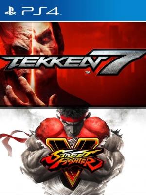 2 JUEGOSN EN 1 Tekken 7 MAS Street Fighter V PS4