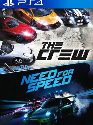 2 JUEGOS EN 1 THE CREW MAS NEED FOR SPEED PS4