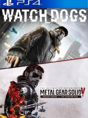 3 Juegos en 1 Watch Dogs mas Pack Metal Gear Solid V The Definitive Experience PS4