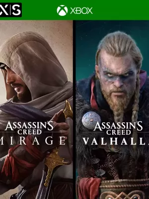 Assassins Creed Mirage mas Assassins Creed Valhalla - Xbox Series X|S