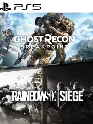 2 JUEGOS EN 1 Rainbow Six Siege MAS Ghost Recon Breakpoint Bundle PS5